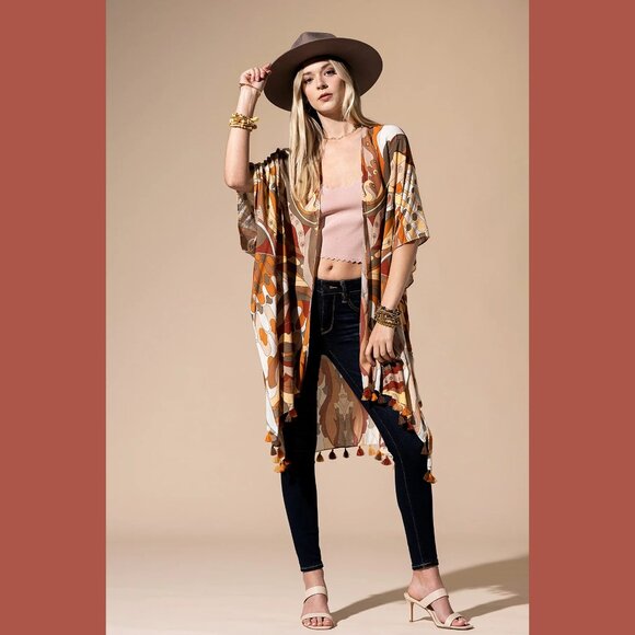 Maya Groovy Elegance Kimono - Picture 6 of 7